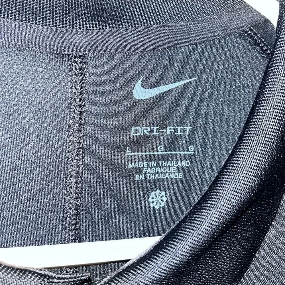 Black Nike Dri-Fit Men’s Special Olympics Golf Short Sleeve Polo Shirt Size L